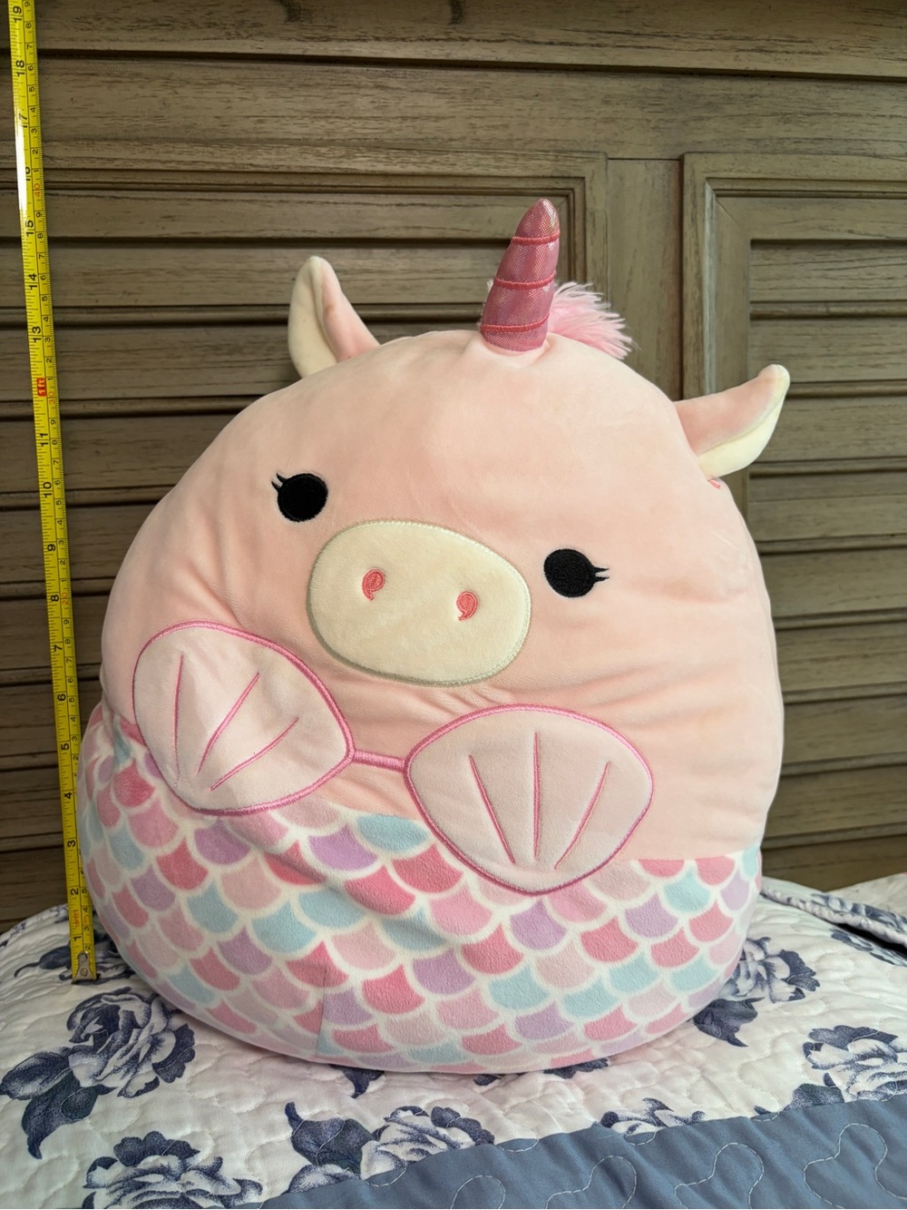 Squishmallows Pink Unicorn Mermaid Plush